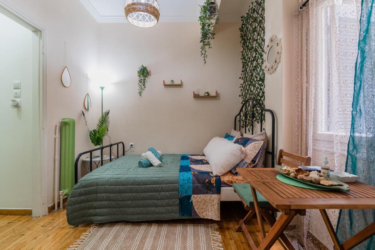 Green Boho Apartment Atenas Exterior foto